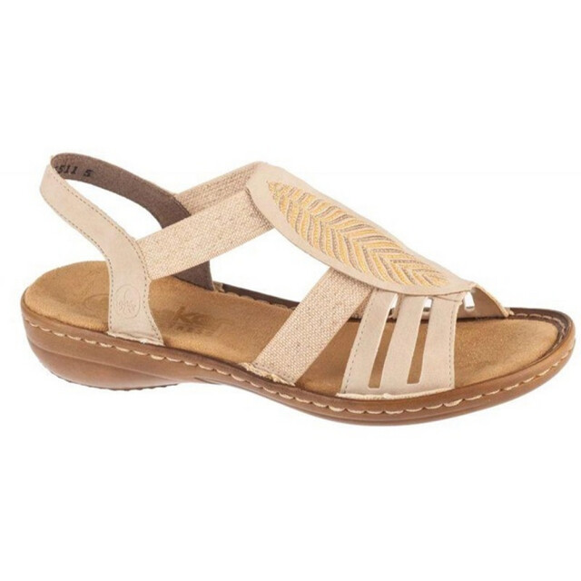 Rieker Dames 608c0 sandalen UTPP5786_beige large