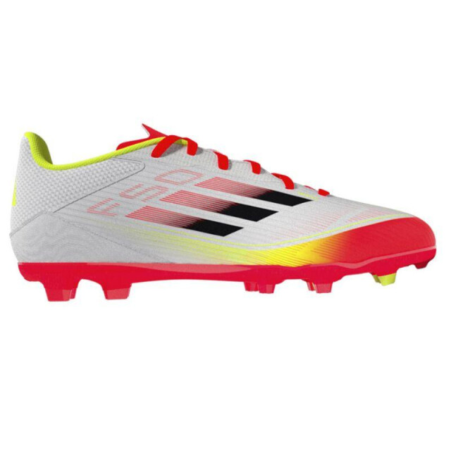 Adidas F50 league stevige grond voetbalschoenen voor kinderen/kinderen UTPP5628_whitered large