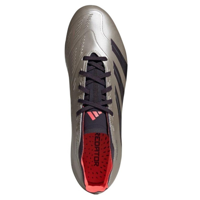 Adidas Heren predator league stevige grond voetbalschoenen UTPP5478_platinummetallicaurorablackturbo large