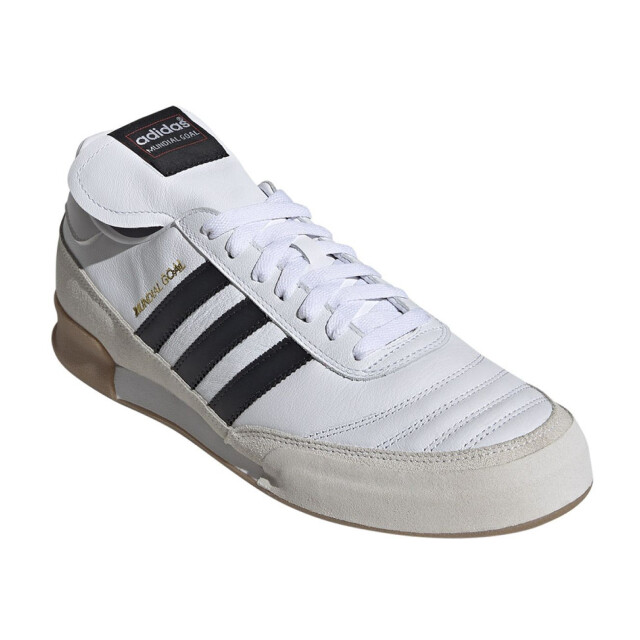 Adidas Heren mundial goal in leren trainers UTPP5162_cloudwhitecoreblackgold large