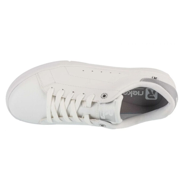 Rieker Dames leren trainers met logo UTPP5159_white large