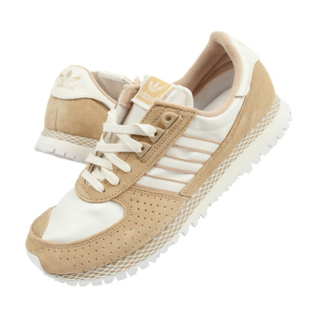 Adidas Dames city marathon suede trainers UTPP5613_whitebeige large