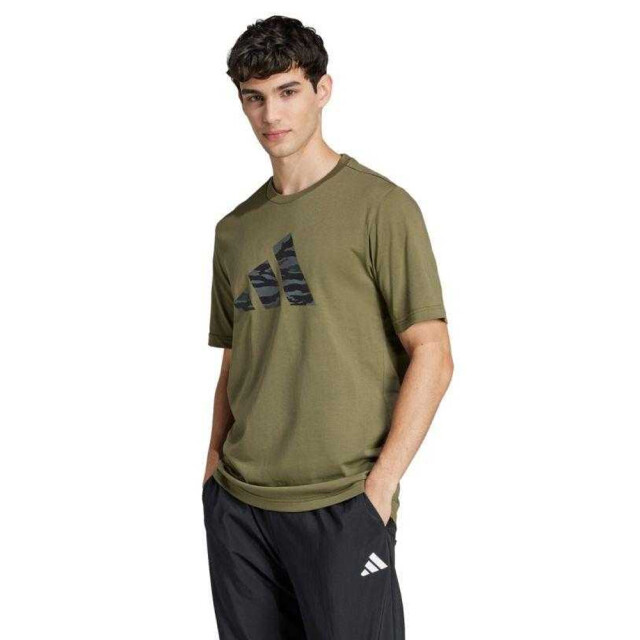 Adidas Heren codes camo logo t-shirt UTPP5241_olivestrata large