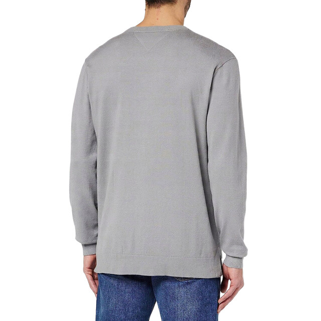 Tommy Hilfiger Heren gebreide ronde hals sweater top UTPP5262_grey large