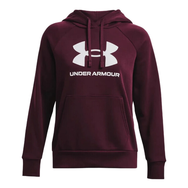 Under Armour Heren rival groot logo fleece training hoodie UTPP5542_maroon large