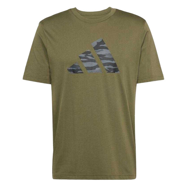 Adidas Heren codes camo logo t-shirt UTPP5241_olivestrata large