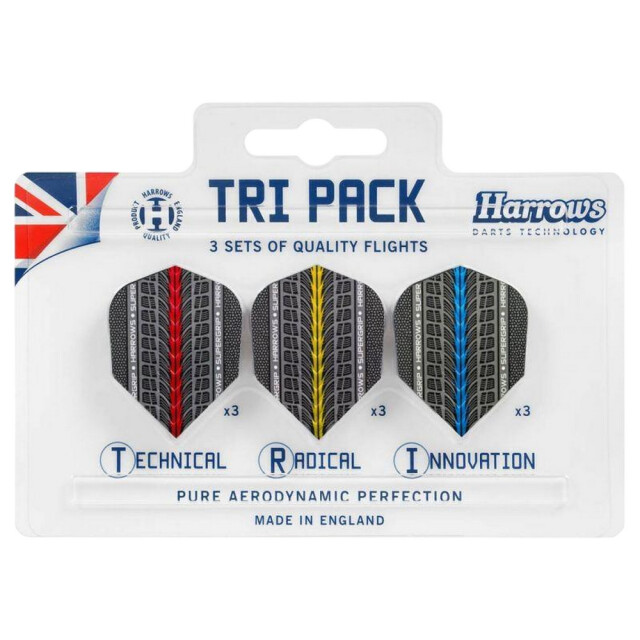 Harrows Supergrip dart vluchten (set van 9) UTPP4991_redyellowblueblack large