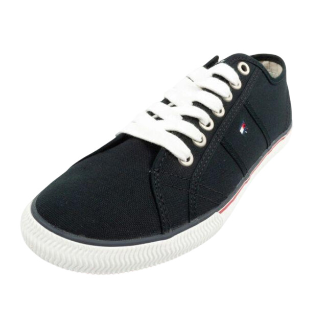 Tommy Hilfiger Heren logo trainers UTPP5074_black large