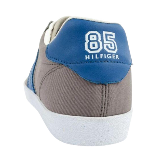 Tommy Hilfiger Leren schoen met contrast voor heren UTPP5115_greyblue large