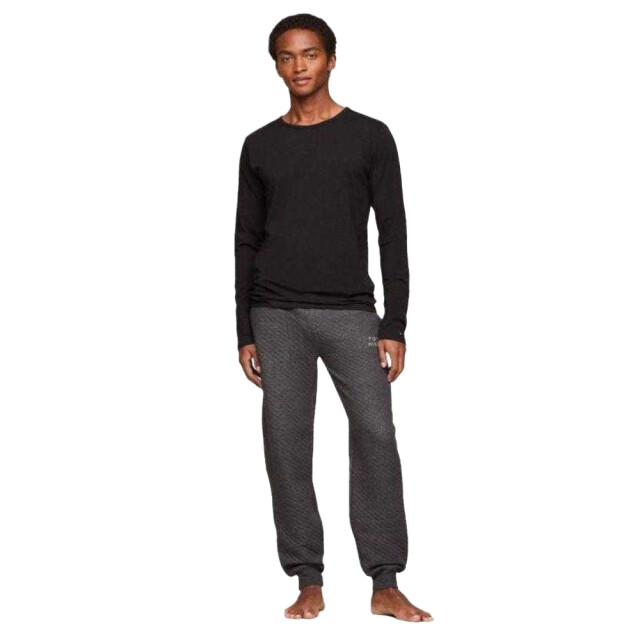 Tommy Hilfiger Heren slim t-shirt met lange mouwen (3-pack) UTPP4878_black large