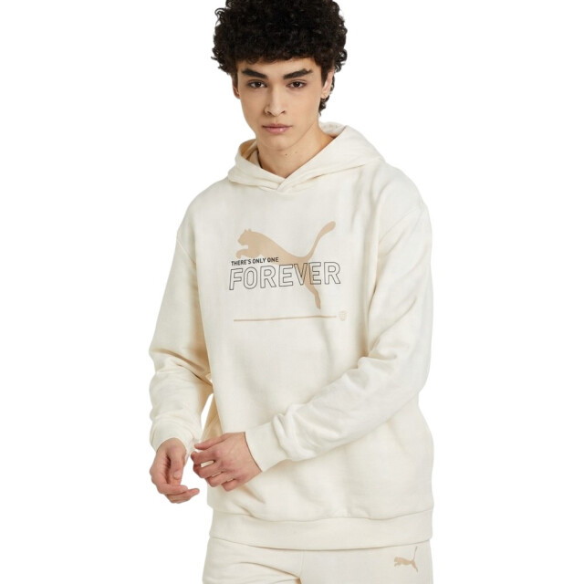 Puma Heren ess logo hoodie UTPP4956_beigecream large