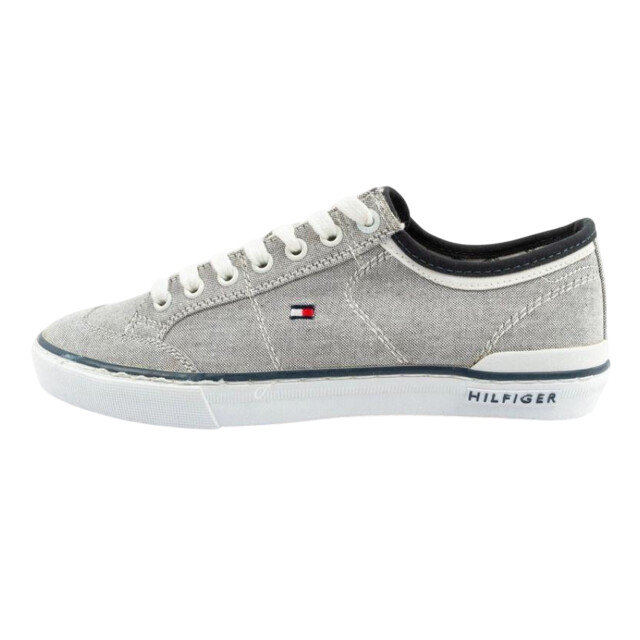 Tommy Hilfiger Heren logo trainers UTPP5074_grey large