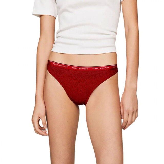 Tommy Hilfiger Dames gedessineerde string (set van 5) UTPP4819_multicoloured large