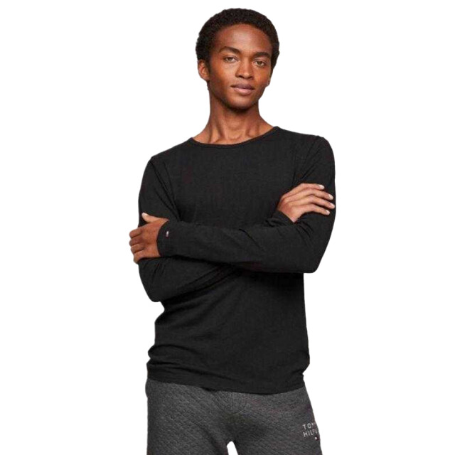 Tommy Hilfiger Heren slim t-shirt met lange mouwen (3-pack) UTPP4878_black large