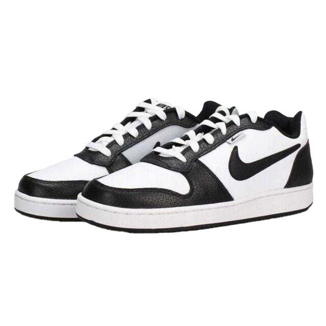 Nike Heren ebernon premium grain leather low cut trainers UTPP4842_whiteblack large