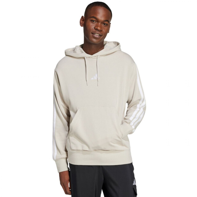Adidas Heren essentials 3 stripes french terry hoodie UTPP4382_beigecream large