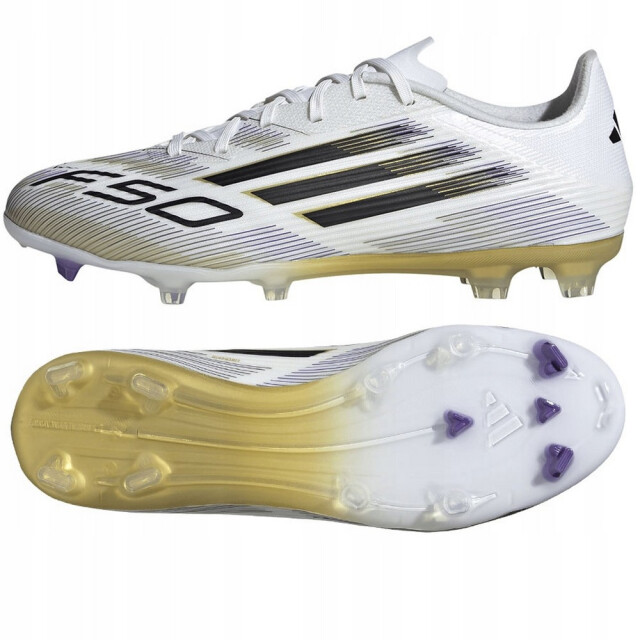 Adidas Heren f50 league stevige grond voetbalschoenen UTPP4551_whiteblack large