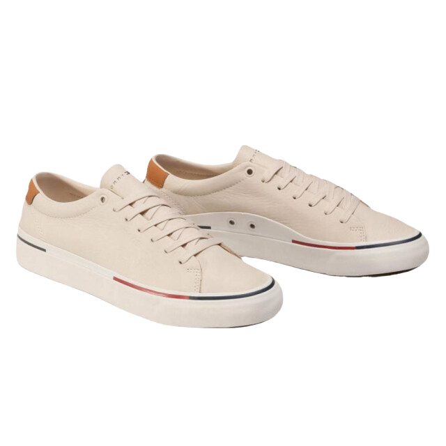 Tommy Hilfiger Heren nubuck trainers UTPP3791_beige large