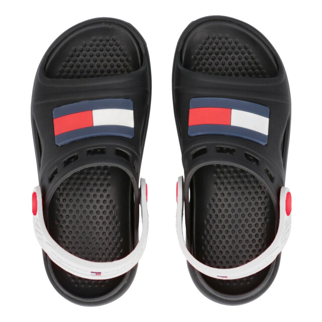 Tommy Hilfiger Sandalen met contrastdetail voor kinderen UTPP3810_black large