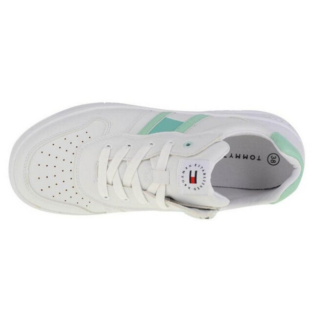 Tommy Hilfiger Dames veterschoenen met lage snit UTPP3965_white large