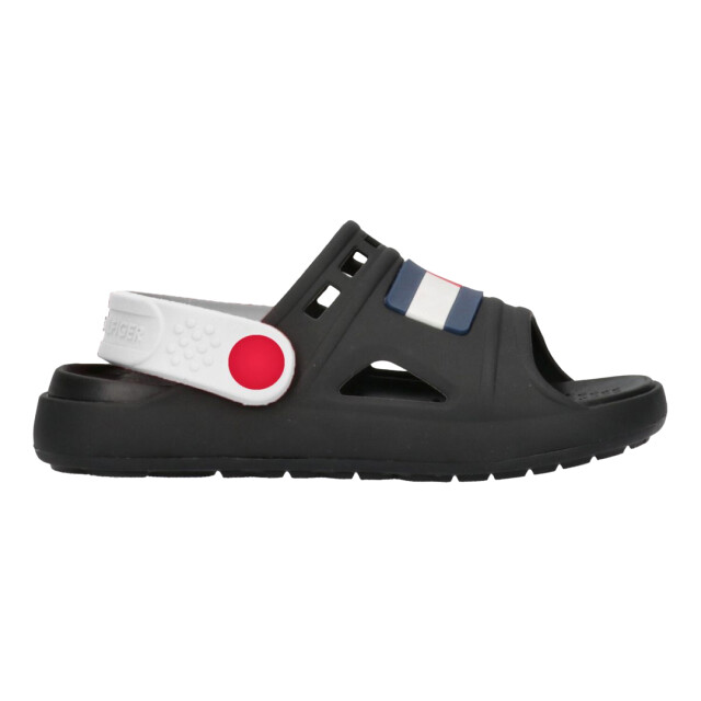 Tommy Hilfiger Sandalen met contrastdetail voor kinderen UTPP3810_black large