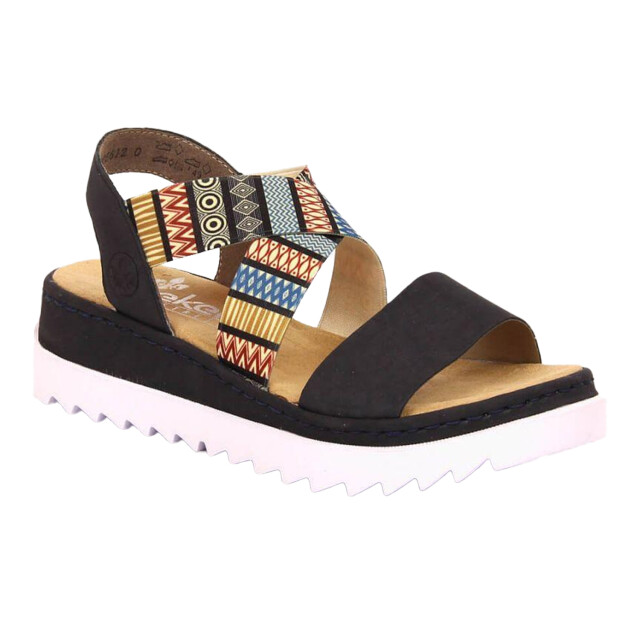 Rieker Dames rkr533a sandalen UTPP3765_multicoloured large