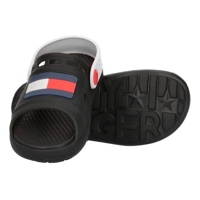 Tommy Hilfiger Sandalen met contrastdetail voor kinderen UTPP3810_black large