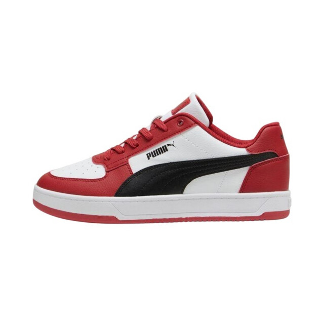 Puma Heren caven 2.0 club ecologisch leren trainers UTPP3599_redblackwhite large