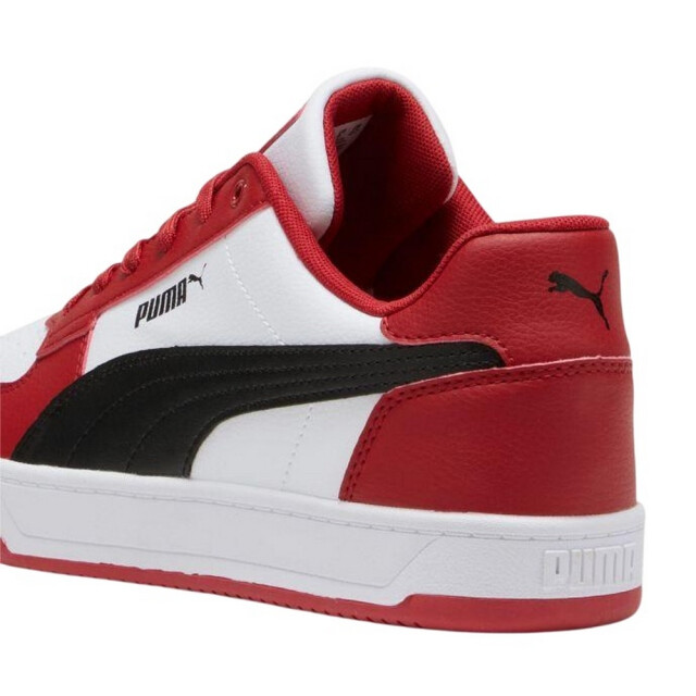 Puma Heren caven 2.0 club ecologisch leren trainers UTPP3599_redblackwhite large