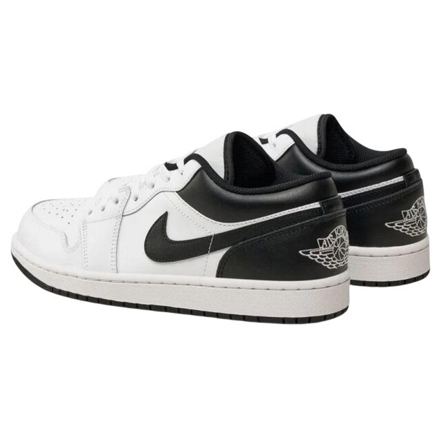 Nike Heren air jordan 1 leather low trainers UTPP3188_whiteblack large
