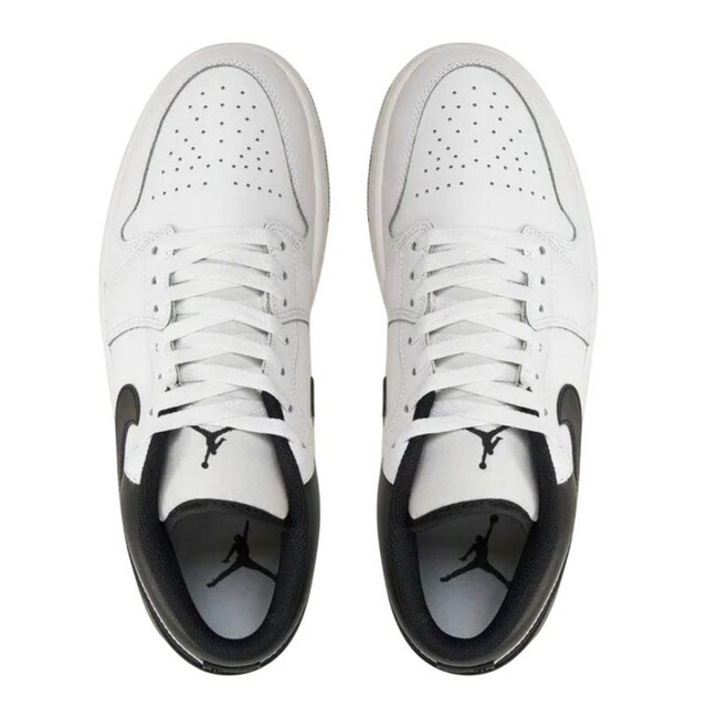 Nike Heren air jordan 1 leather low trainers UTPP3188_whiteblack large