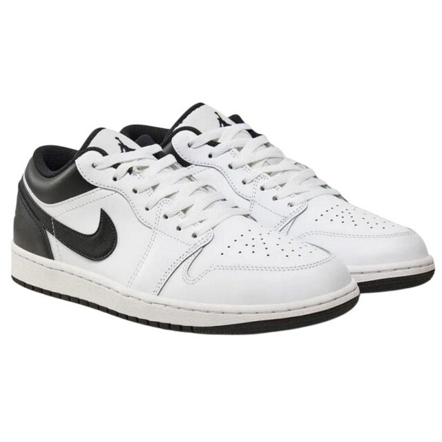 Nike Heren air jordan 1 leather low trainers UTPP3188_whiteblack large