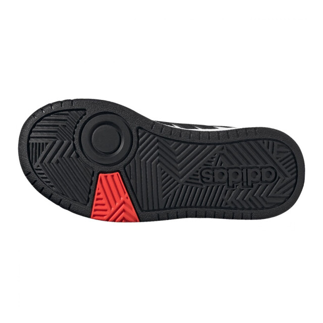 Adidas Kinder/kids hoops 3.0 synthetisch leren trainers UTPP3329_cloudwhiteblack large