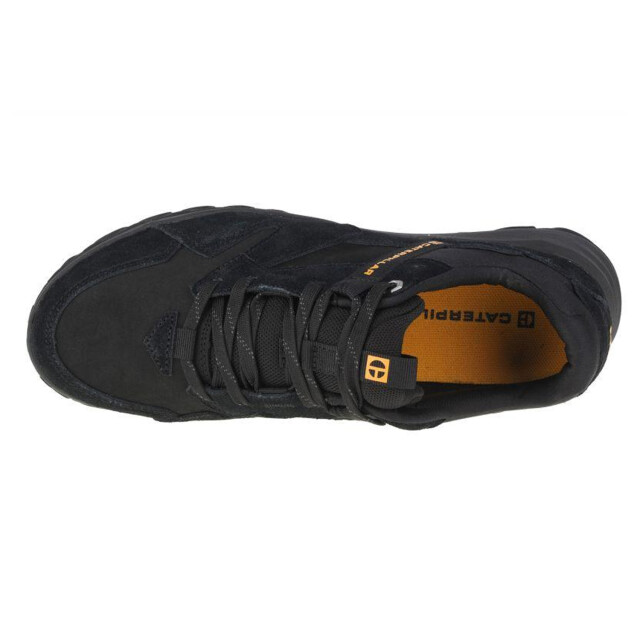 Caterpillar Heren quest grain leren trainers UTPP3297_black large