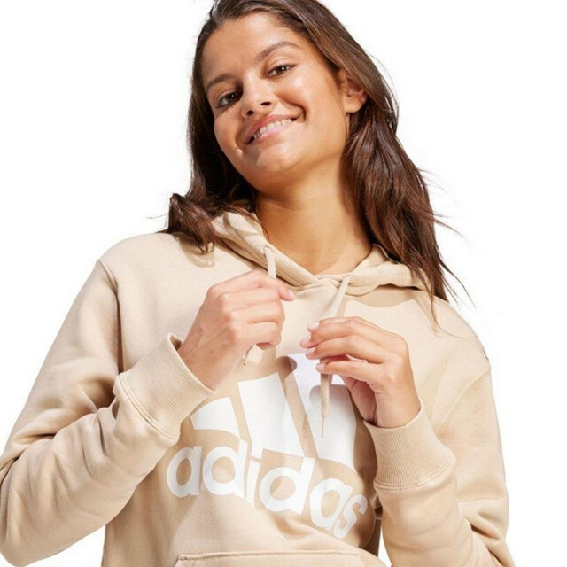 Adidas Dames essentials big logo hoodie UTPP2766_beigecream large Adidas Dames essentials big logo hoodie UTPP2766_beigecream large