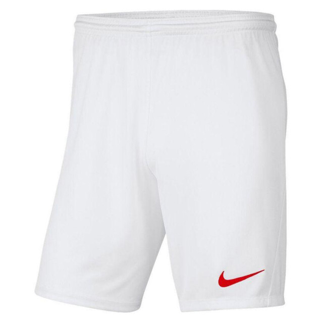 Nike Heren park iii dri-fit korte broek UTPP3160_whitered large