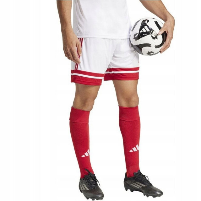 Adidas Heren squadra 25 korte broek UTPP3428_whitered large Adidas Heren squadra 25 korte broek UTPP3428_whitered large