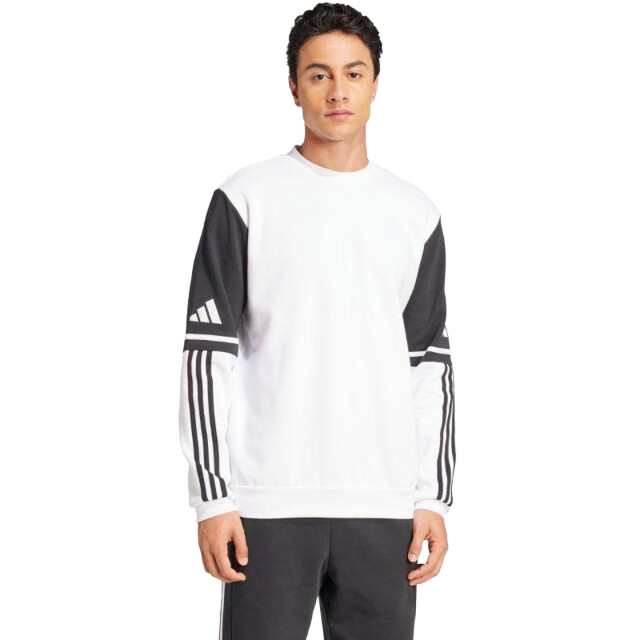 Adidas Heren squadra 25 crew neck sweatshirt UTPP3090_whiteblack large
