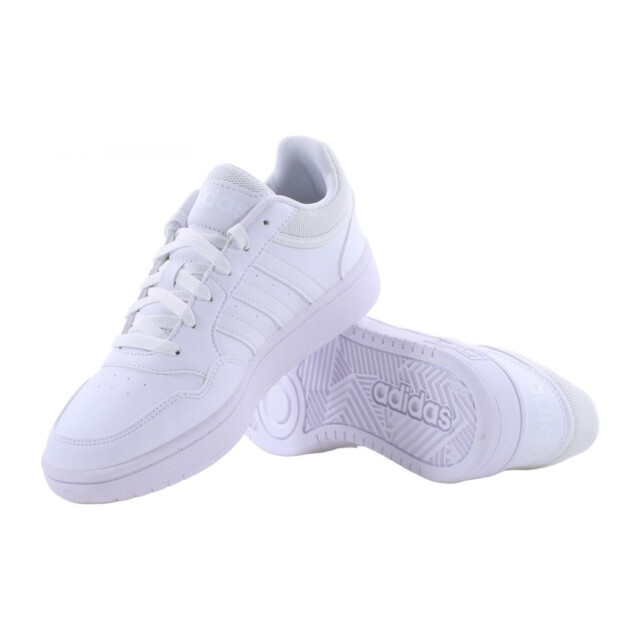 Adidas Kinder/kids hoops 3.0 synthetisch leren trainers UTPP3329_cloudwhite large