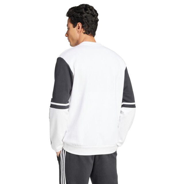 Adidas Heren squadra 25 crew neck sweatshirt UTPP3090_whiteblack large