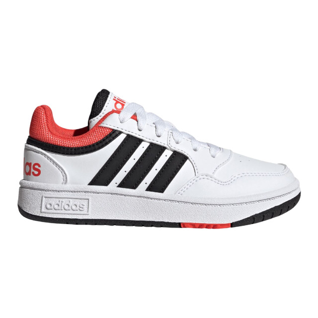 Adidas Kinder/kids hoops 3.0 synthetisch leren trainers UTPP3329_cloudwhiteblack large