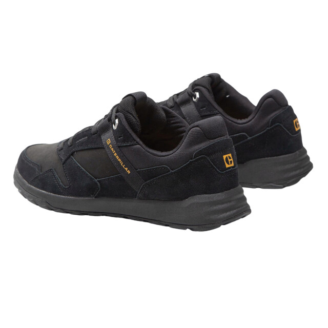 Caterpillar Heren quest grain leren trainers UTPP3297_black large