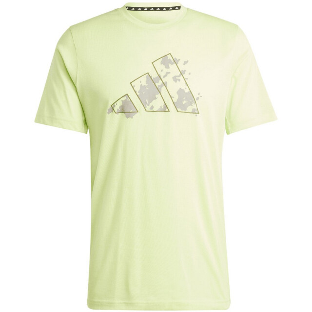 Adidas Heren train essentials seizoensgebonden grafisch training t-shirt UTPP3474_limesilver large