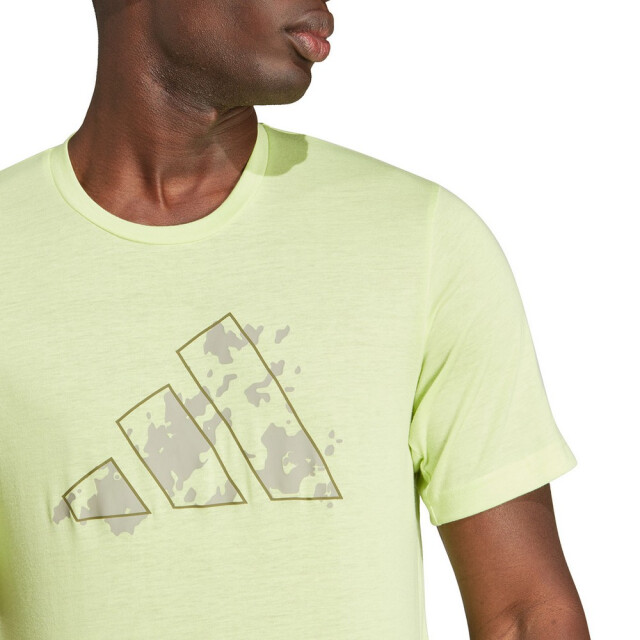 Adidas Heren train essentials seizoensgebonden grafisch training t-shirt UTPP3474_limesilver large