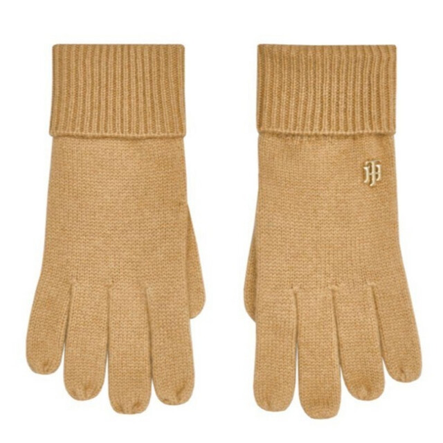 Tommy Hilfiger Dames kasjmier winterhandschoenen UTPP3634_beige large