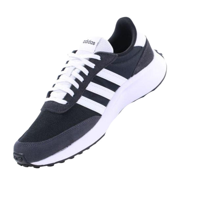 Adidas Heren run 70s 3 stripes suede trainers UTPP2200_coreblackoffwhitecarbon large