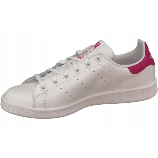 Adidas Kinderen/kinderen originals stan smith synthetisch leren trainers UTPP1177_cloudwhiteboldpink large