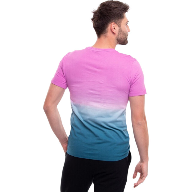 4F Heren bedrukt normaal t-shirt UTPP1775_bluepurple large