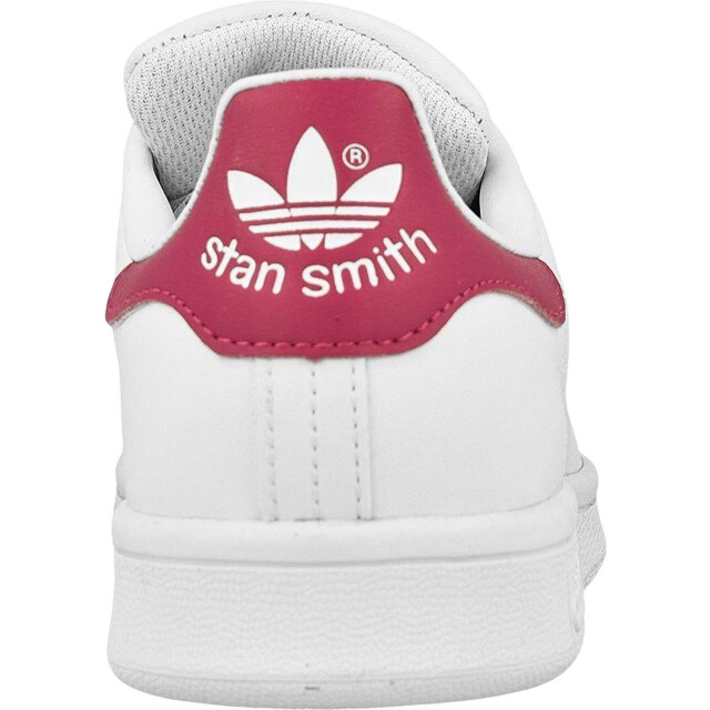 Adidas Kinderen/kinderen originals stan smith synthetisch leren trainers UTPP1177_cloudwhiteboldpink large