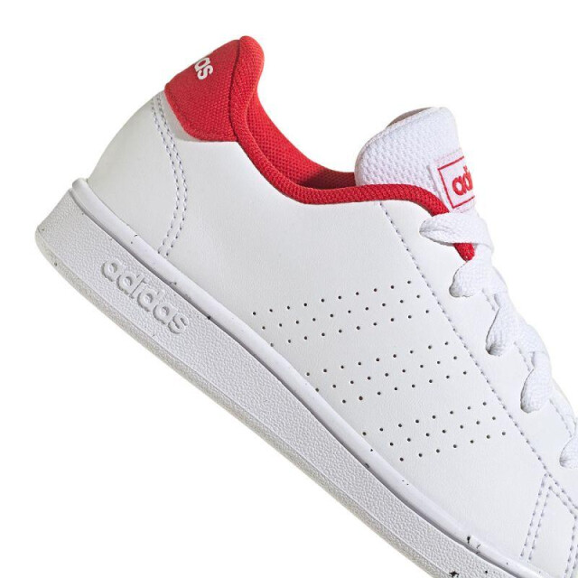 Adidas Kinderen/kinderen advantage lifestyle court trainers UTPP2410_whitered large